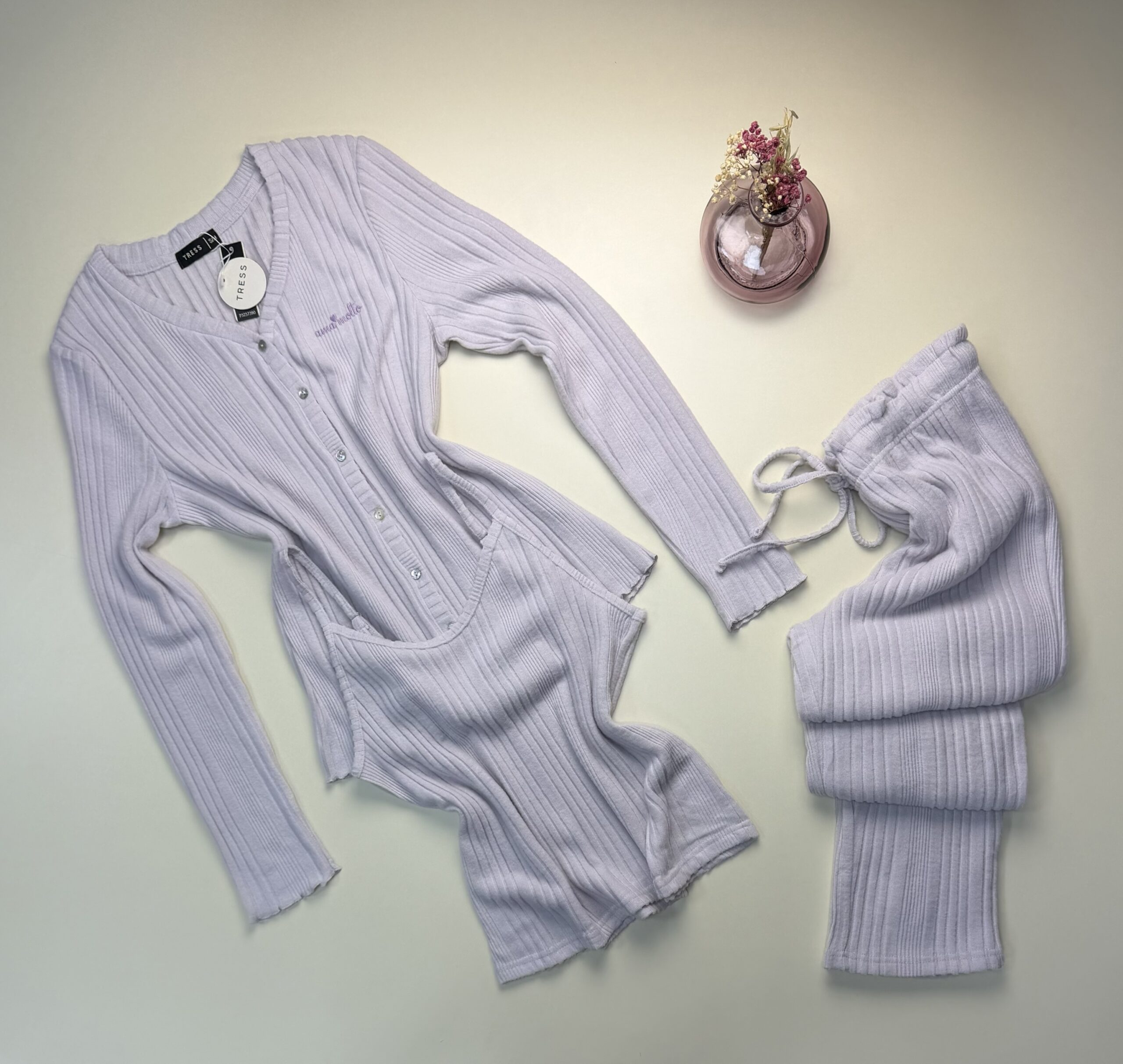 Pyjama 3 pcs " Violet " – Image 3