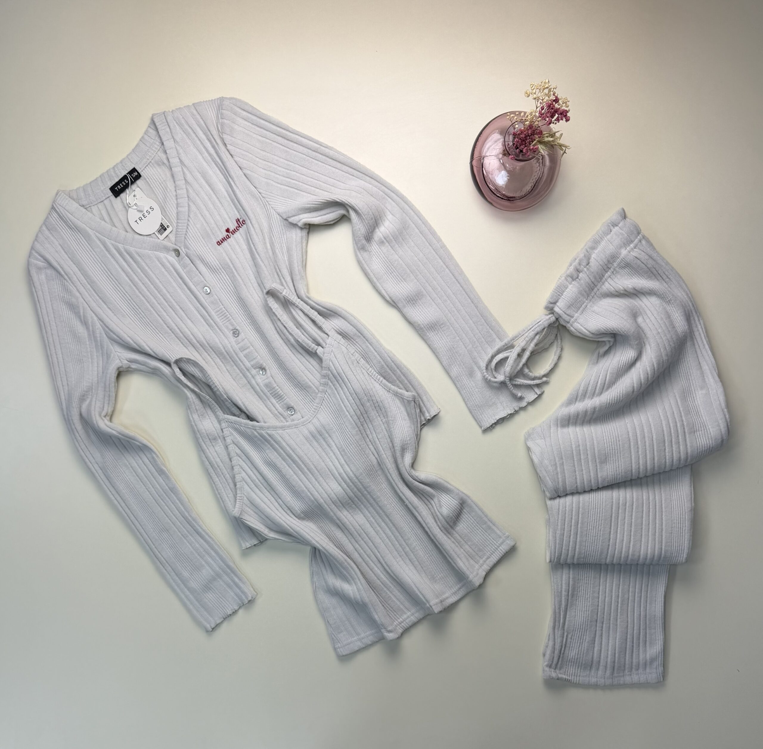 Pyjama 3 pcs " Beige "