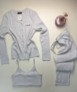 Alternative view of Pyjama 3 pcs " Beige "