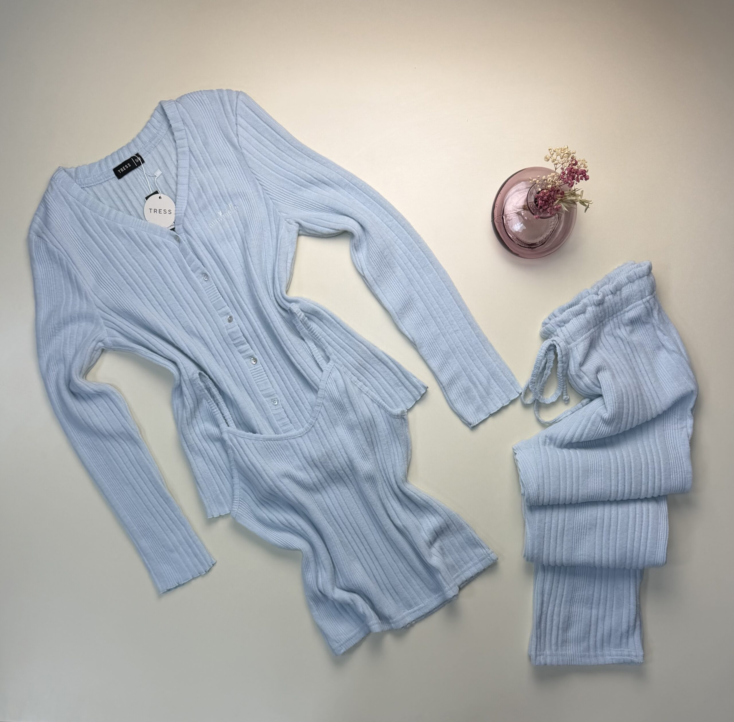Pyjama 3 pcs " Bleu ciel " – Image 3
