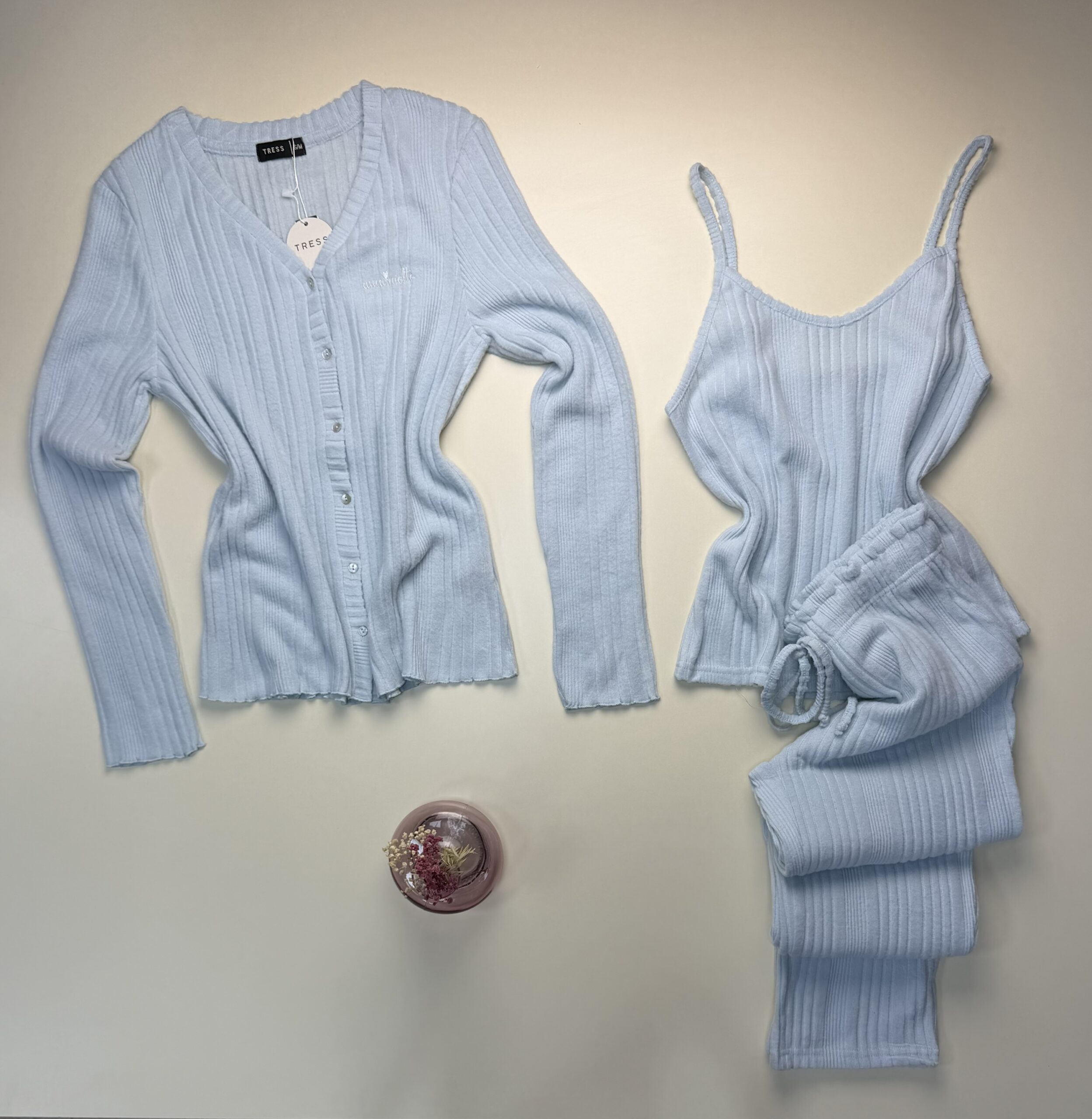 Pyjama 3 pcs " Bleu ciel "