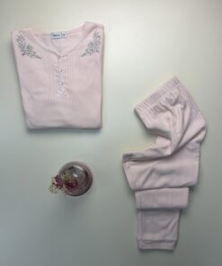 Alternative view of Pyjama Haut manche Longue " Rose "