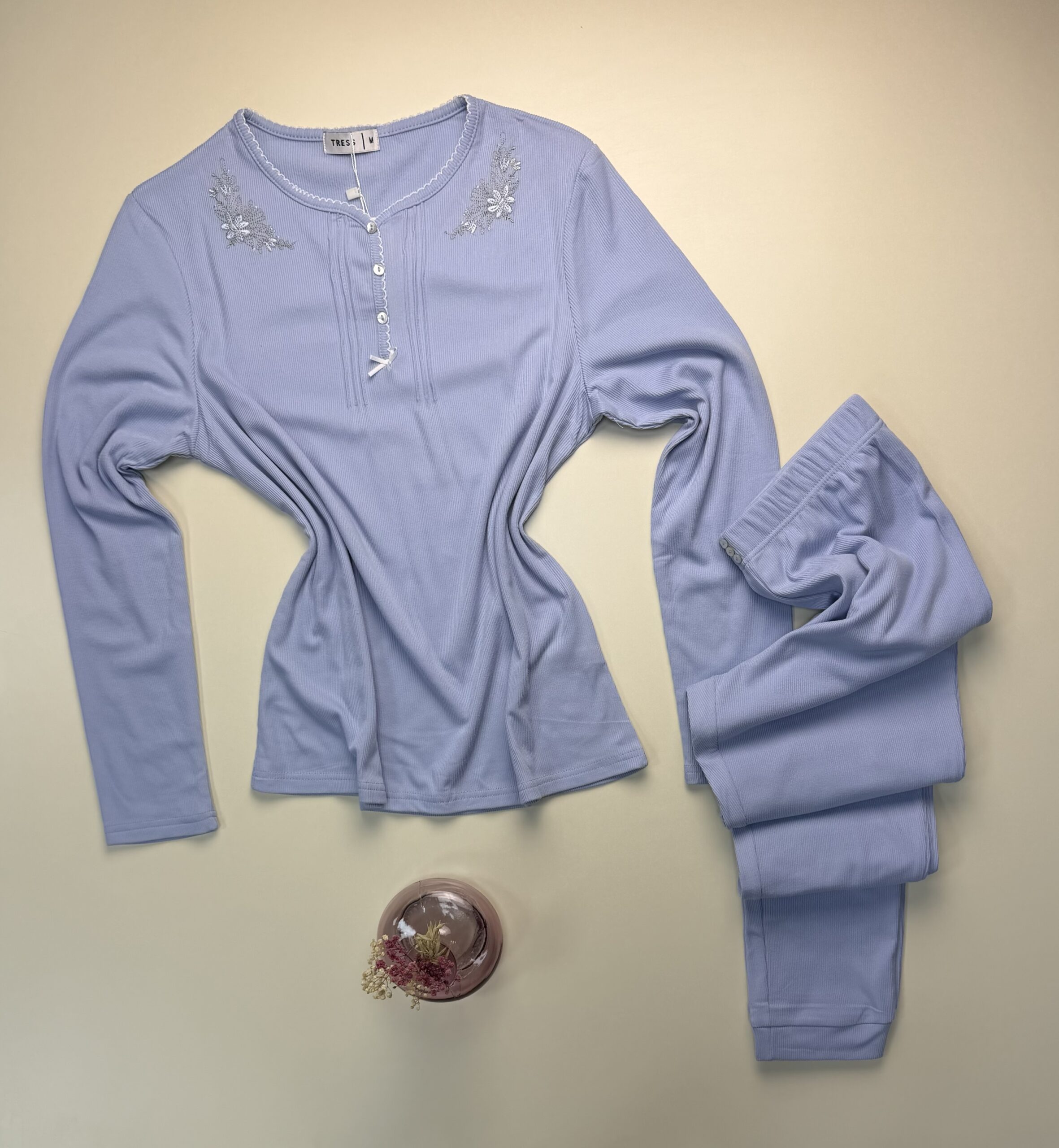 Pyjama Haut manche Longue " Bleu " – Image 3