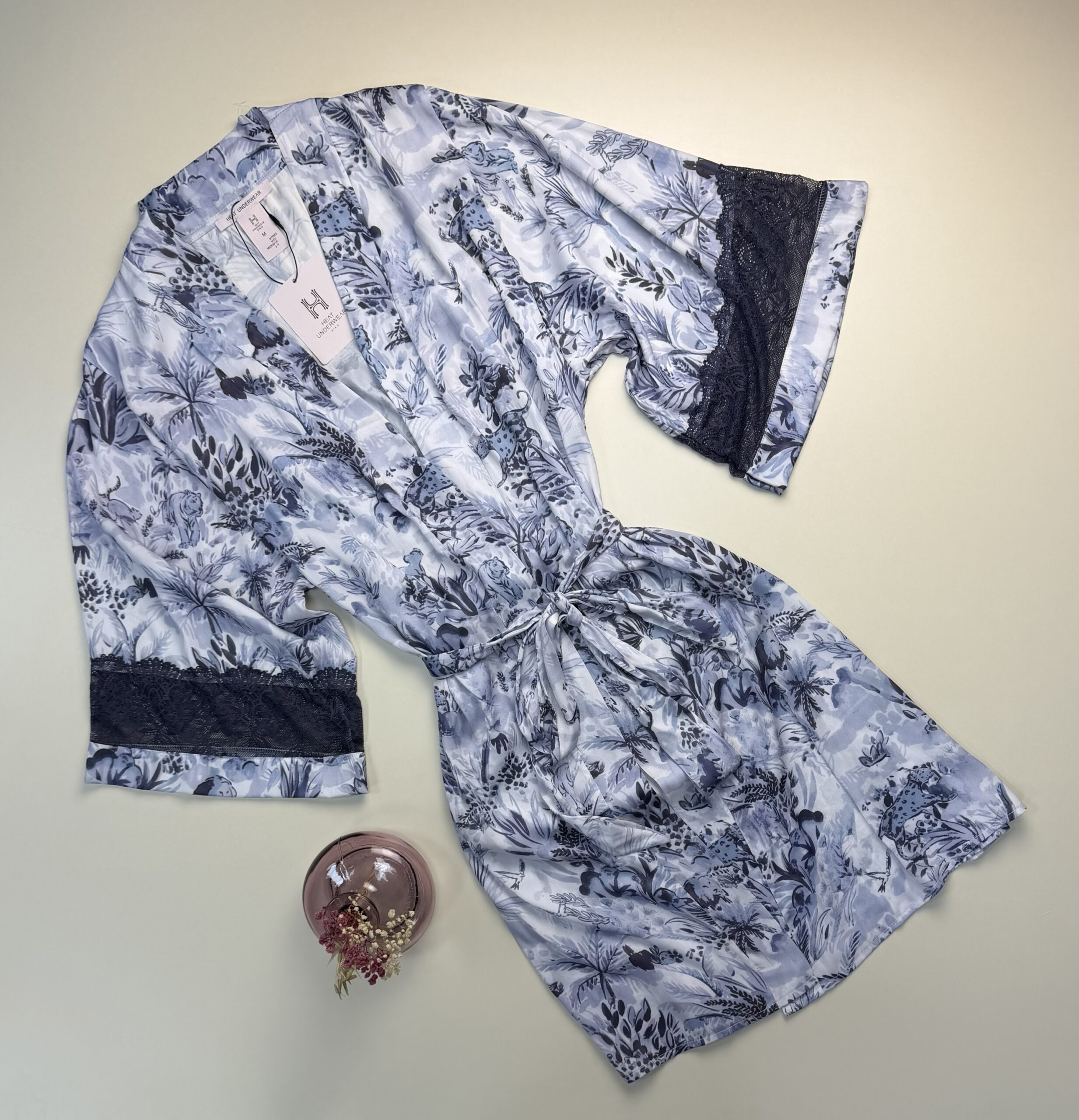 Ensemble nuisette peignoir "Bleu" – Image 4