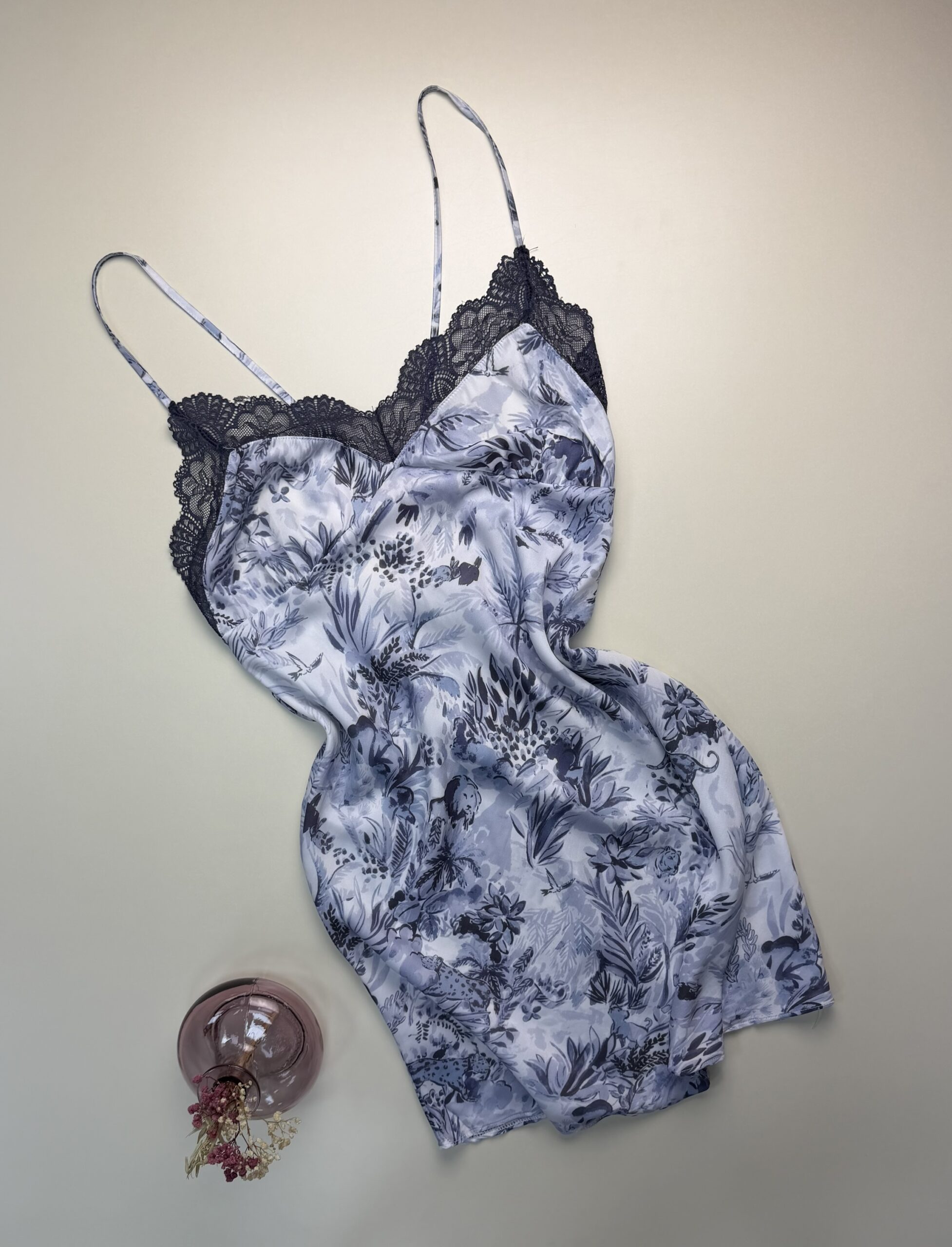 Ensemble nuisette peignoir "Bleu" – Image 3