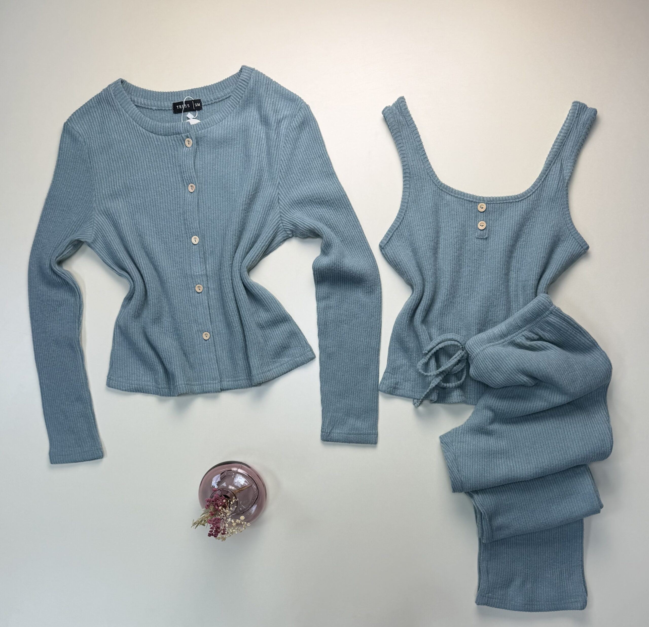 Pyjama 3 pcs " Bleu " – Image 3