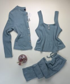 Alternative view of Pyjama 3 pcs " Bleu "