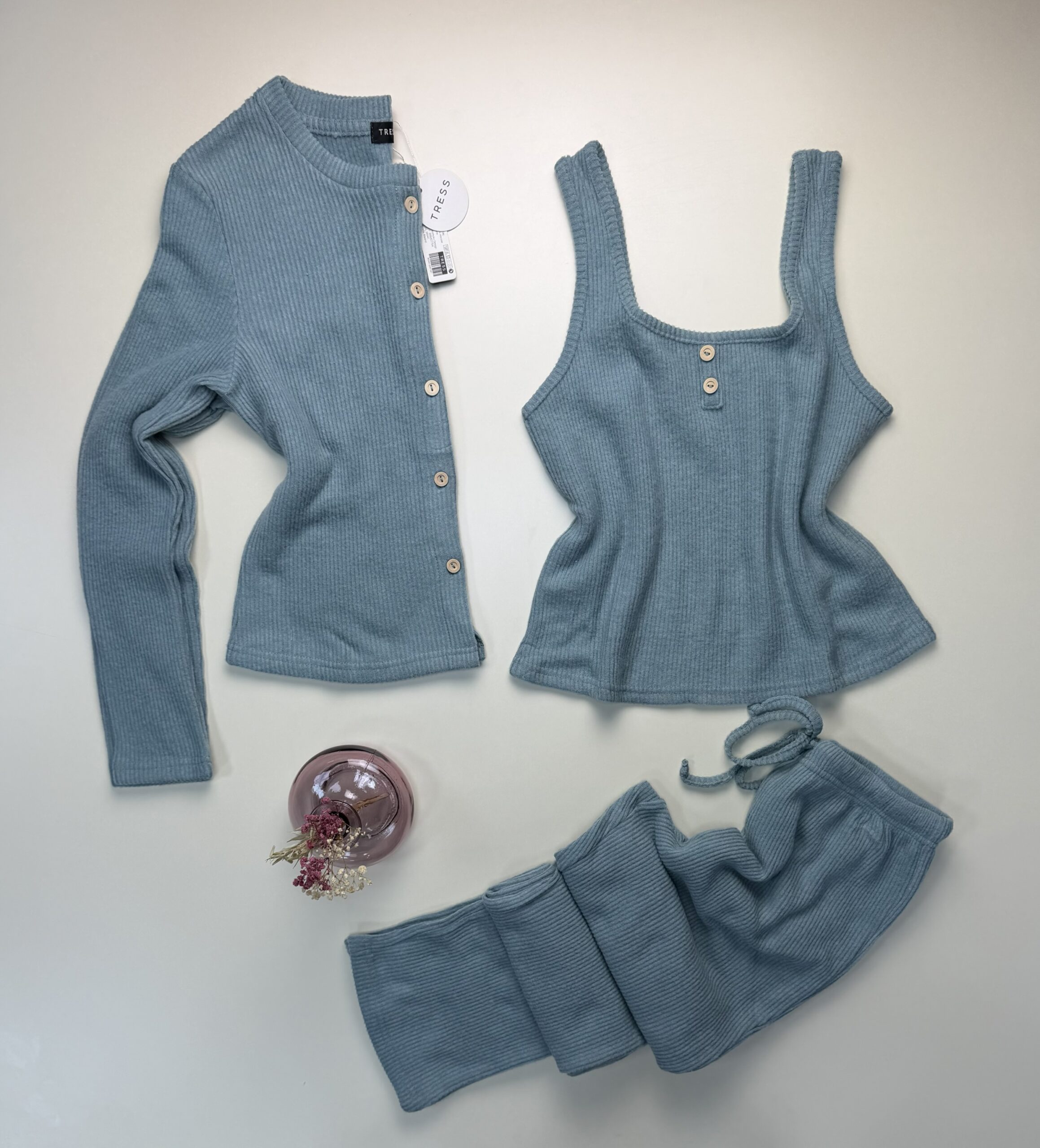 Pyjama 3 pcs " Bleu " – Image 2