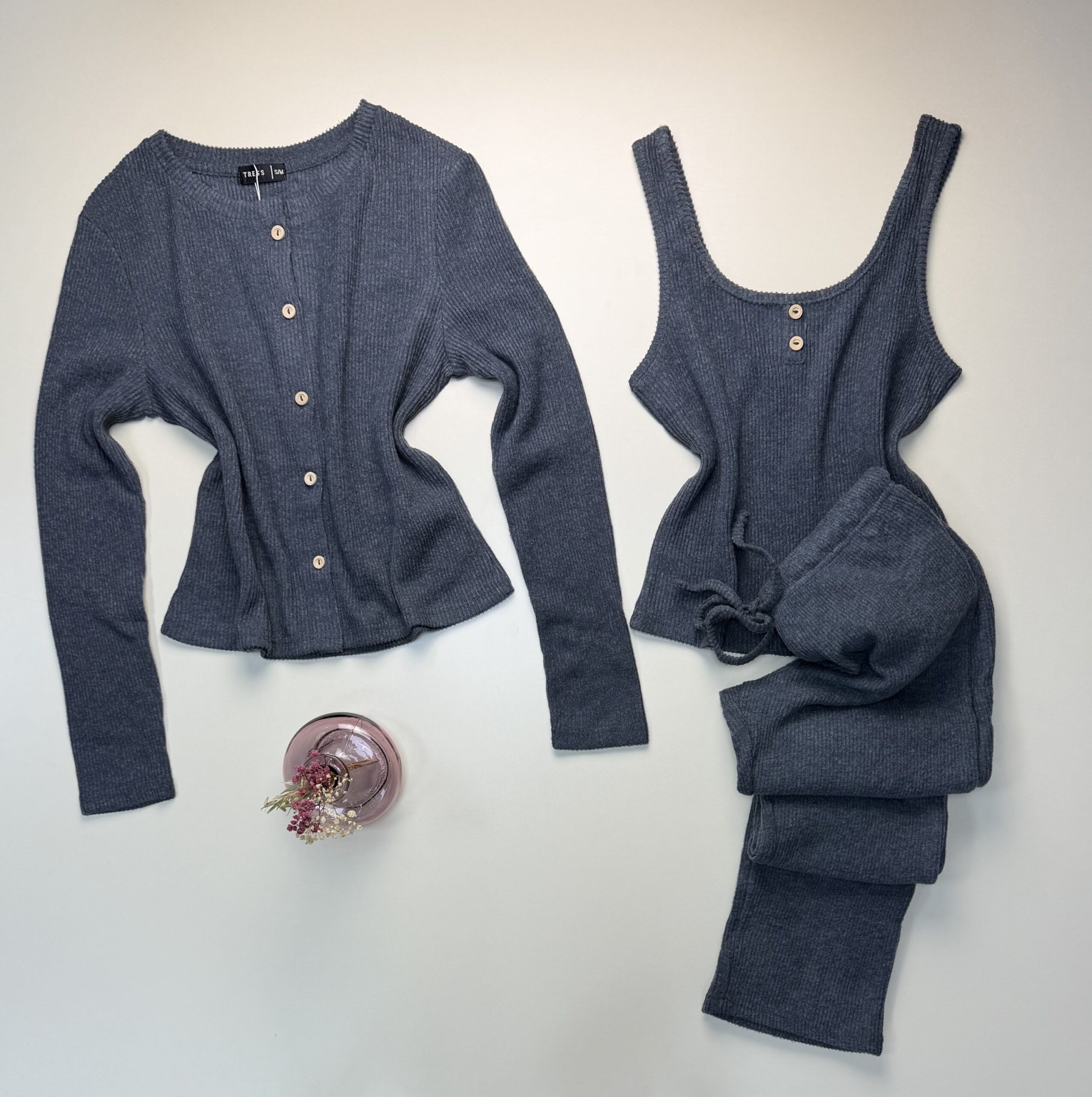 Pyjama 3 pcs " Gris " – Image 3