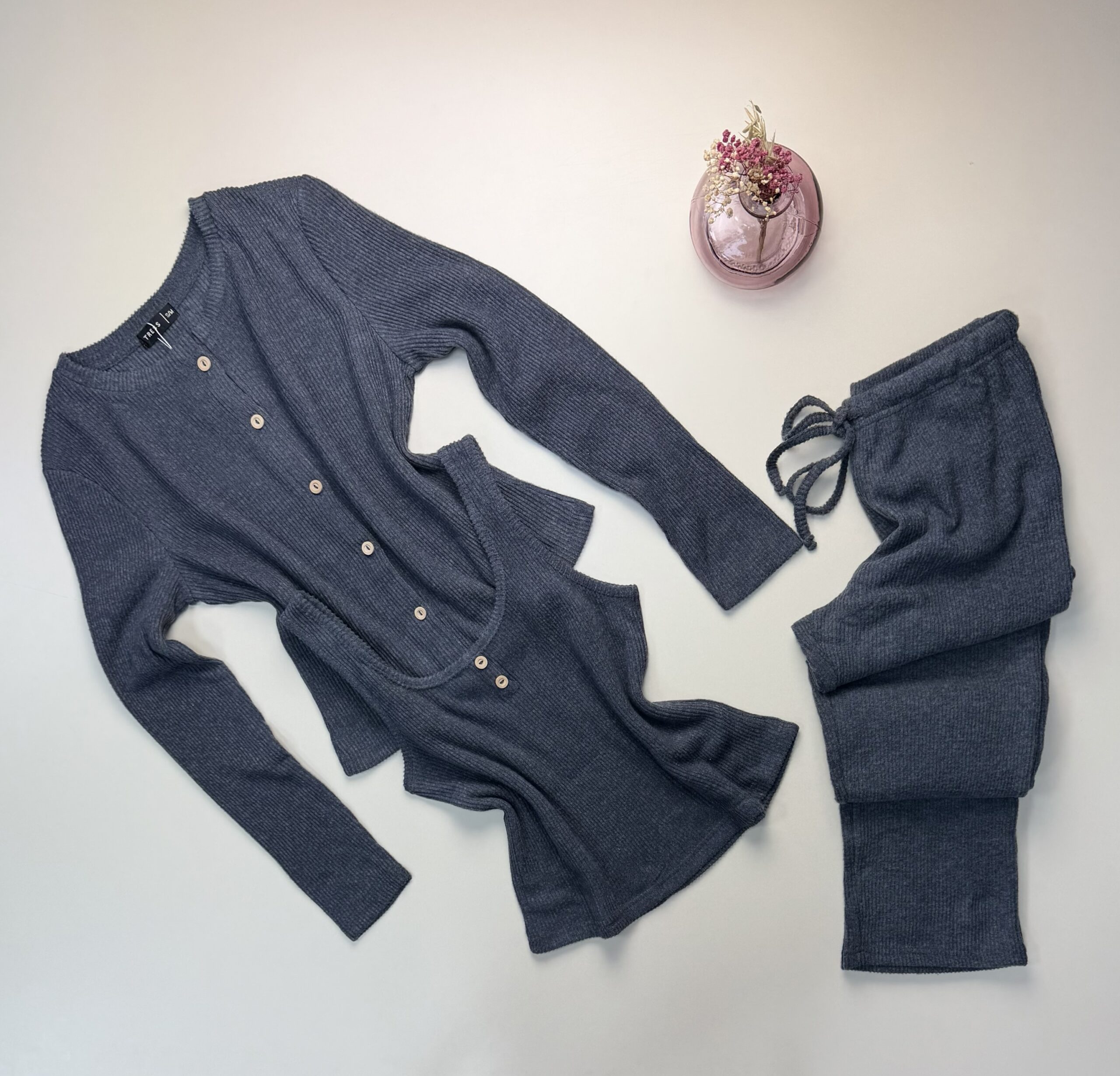 Pyjama 3 pcs " Gris "