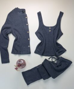 Alternative view of Pyjama 3 pcs " Gris "
