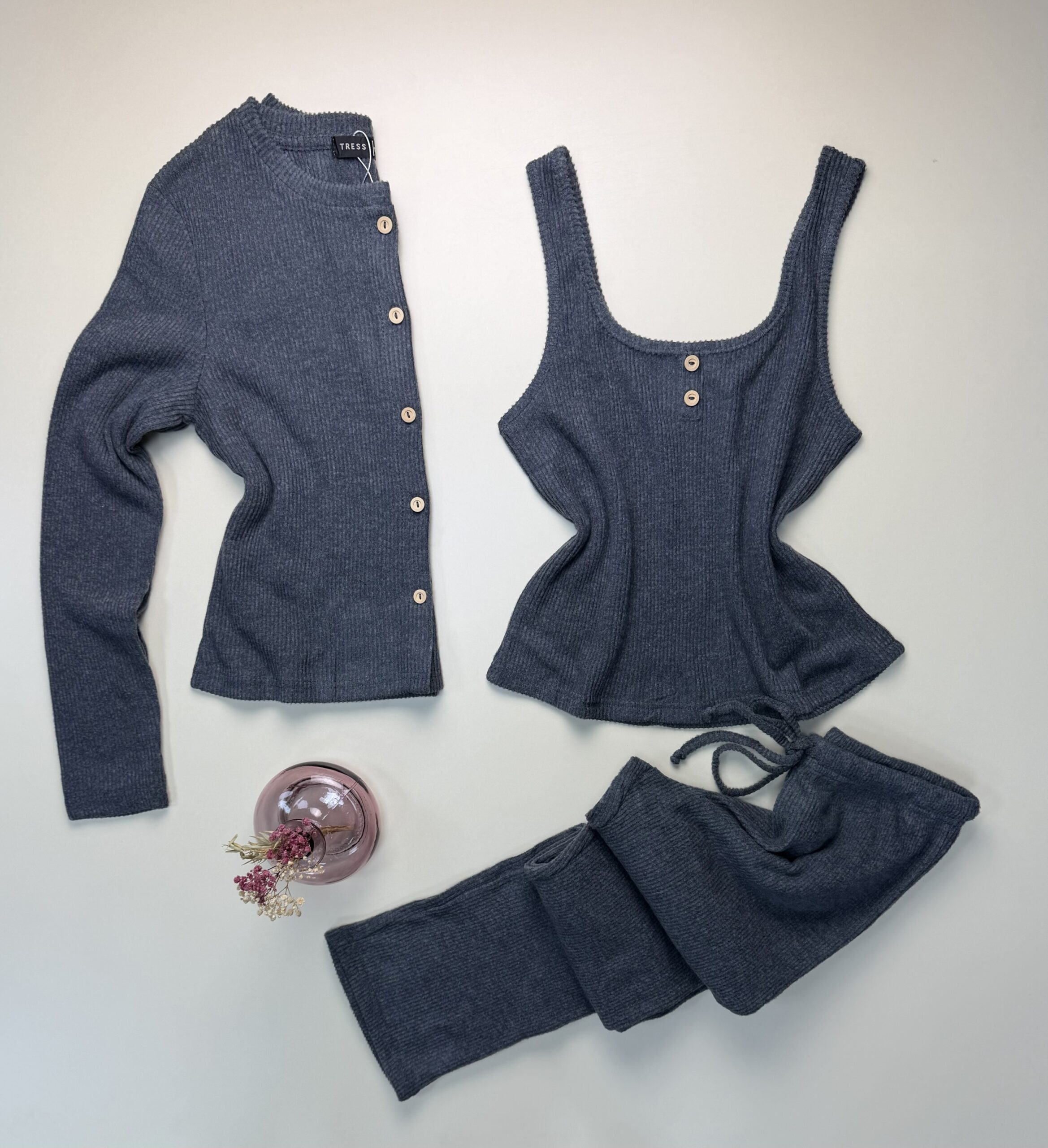 Pyjama 3 pcs " Gris " – Image 2