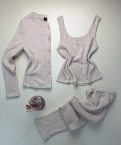 Alternative view of Pyjama 3 pcs " Beige "