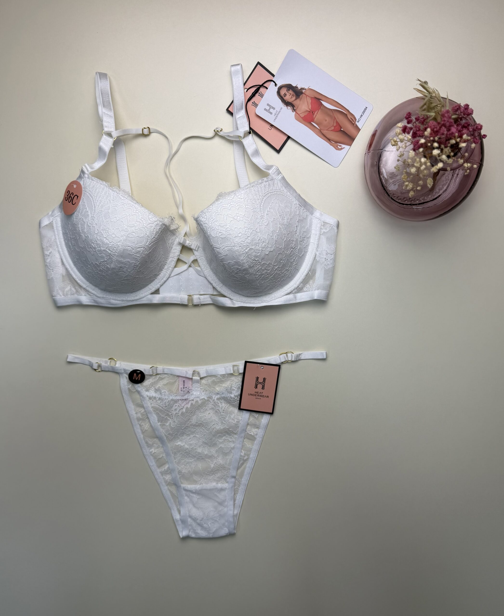 Ensemble 2pcs -H- "Blanc" – Image 3