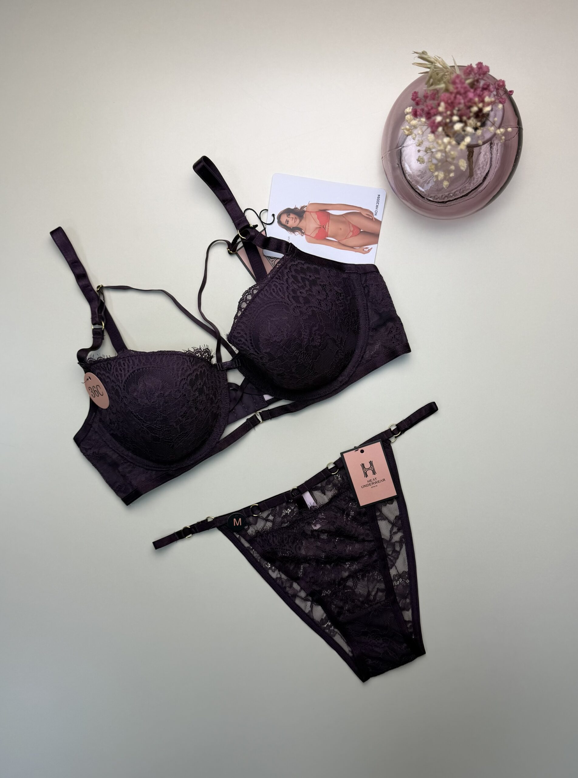 Ensemble 2pcs -H- "Aubergine"