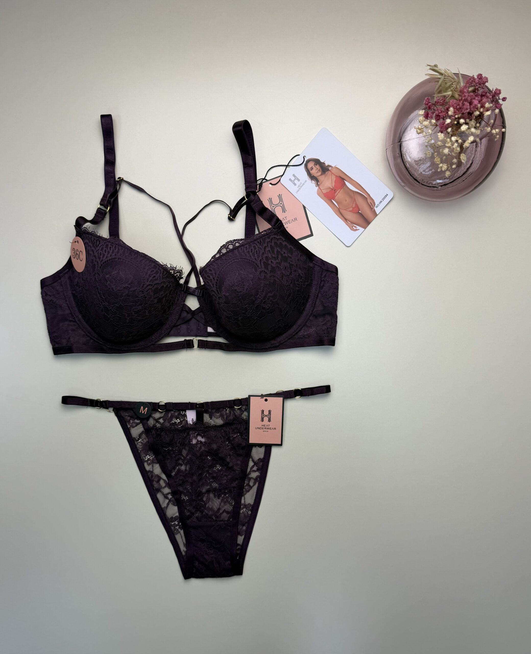 Ensemble 2pcs -H- "Aubergine" – Image 4