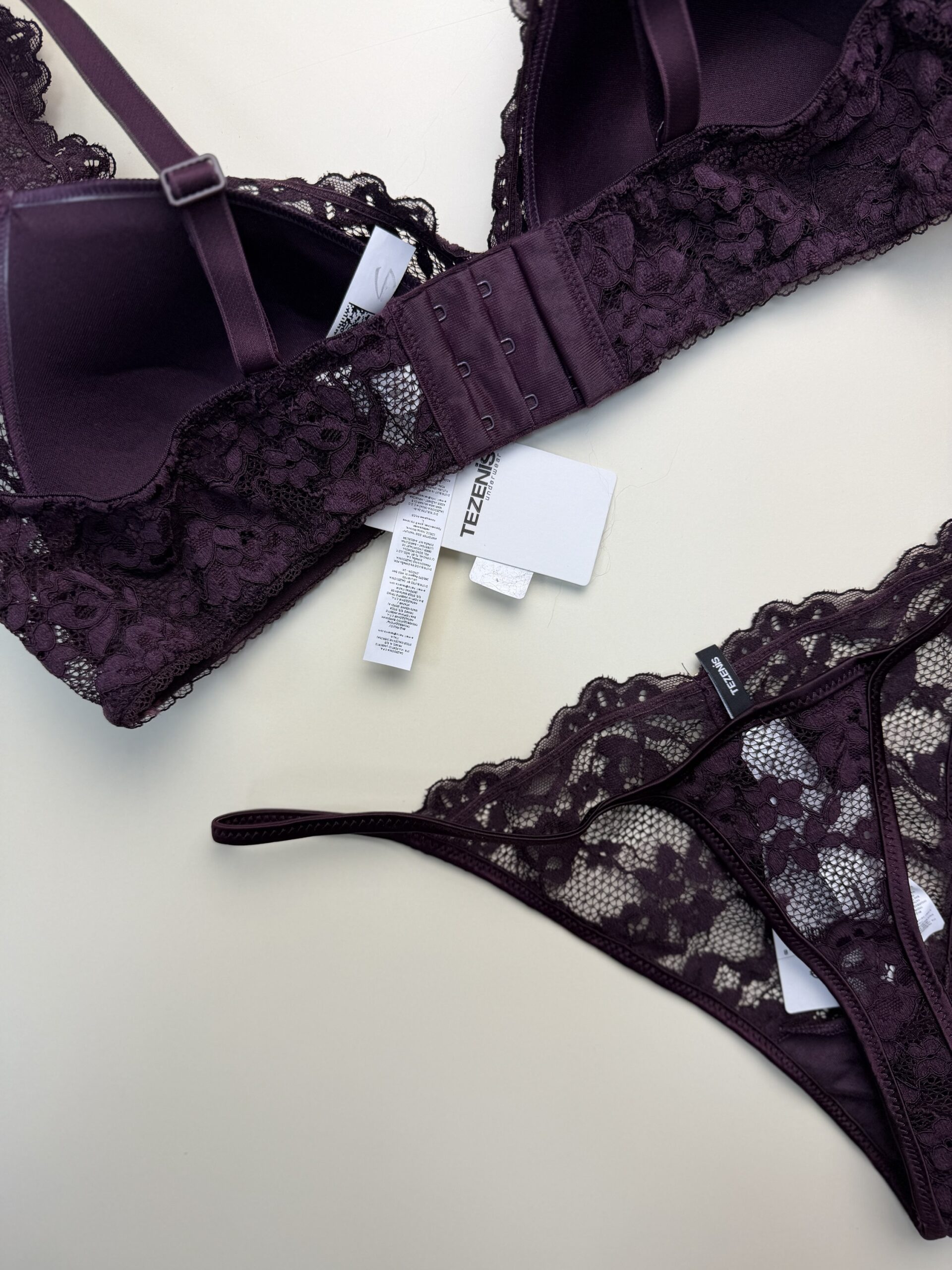 Ensemble 2 pcs TEZENIS " Aubergine " – Image 3