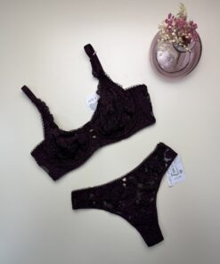 Ensemble 2 pcs TEZENIS " Aubergine "