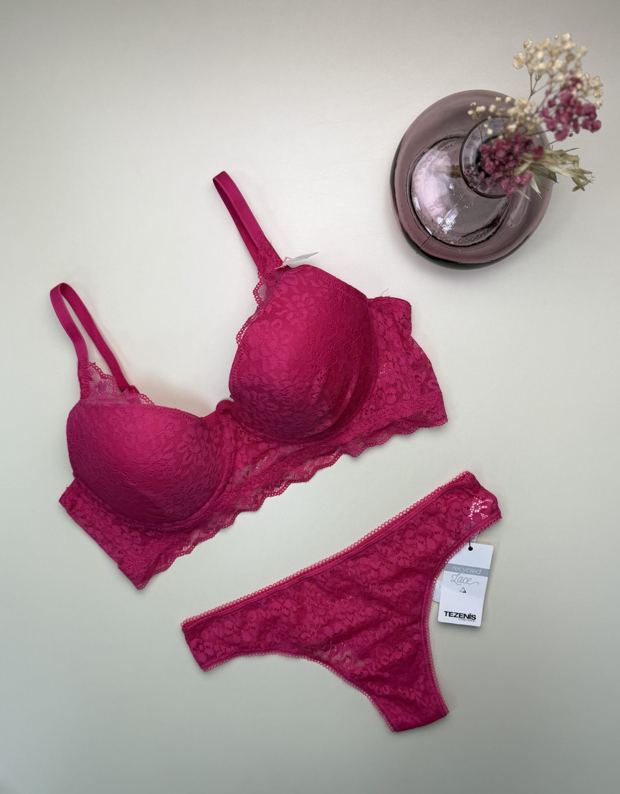 Ensemble 2 pcs TEZENIS " Fushia " Push Up
