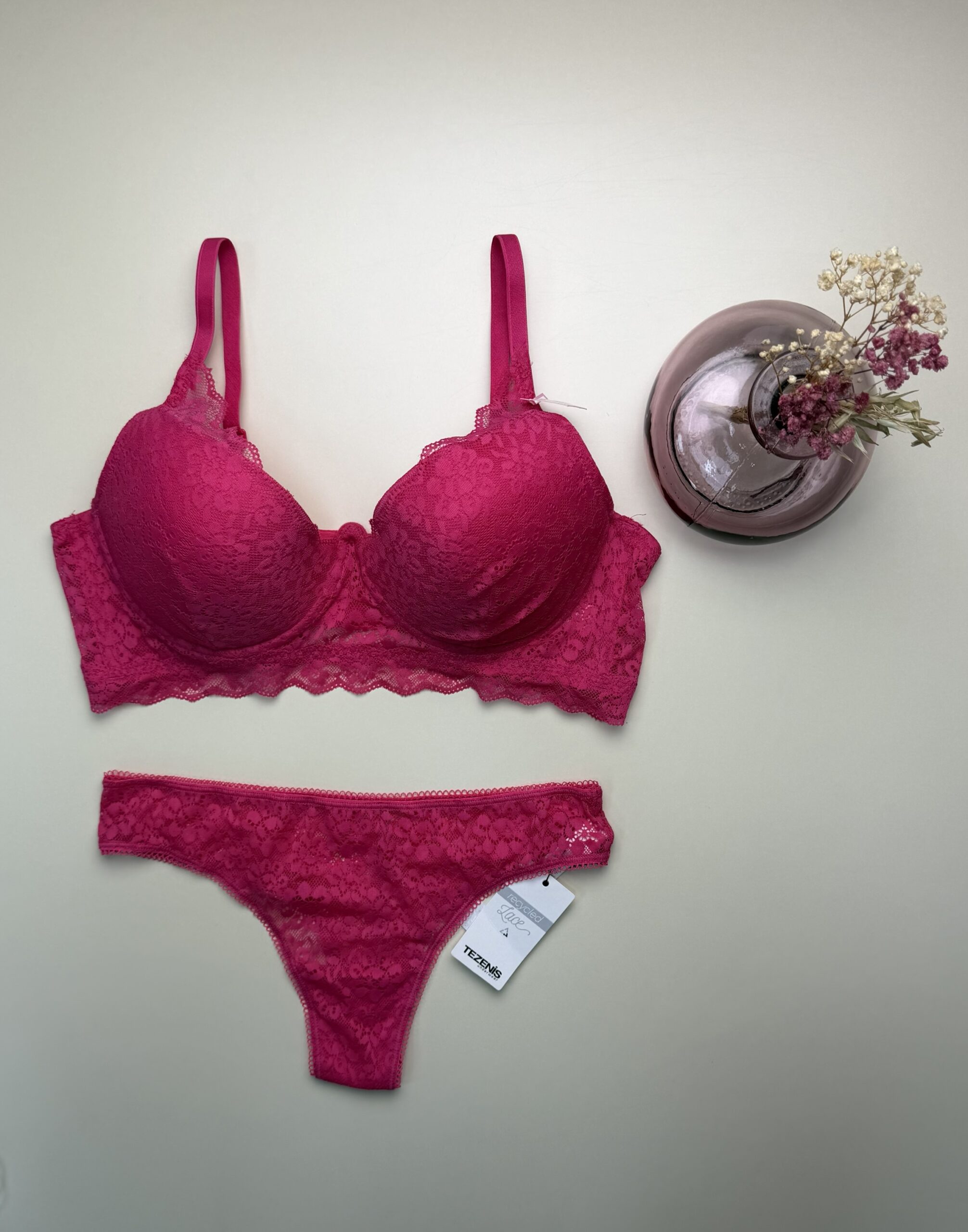Ensemble 2 pcs TEZENIS " Fushia " Push Up – Image 3