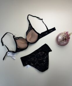 Alternative view of Ensemble 2 pcs TEZENIS " Noir dentelle " Push Up