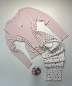 Pyjama manche longue "Saumon"