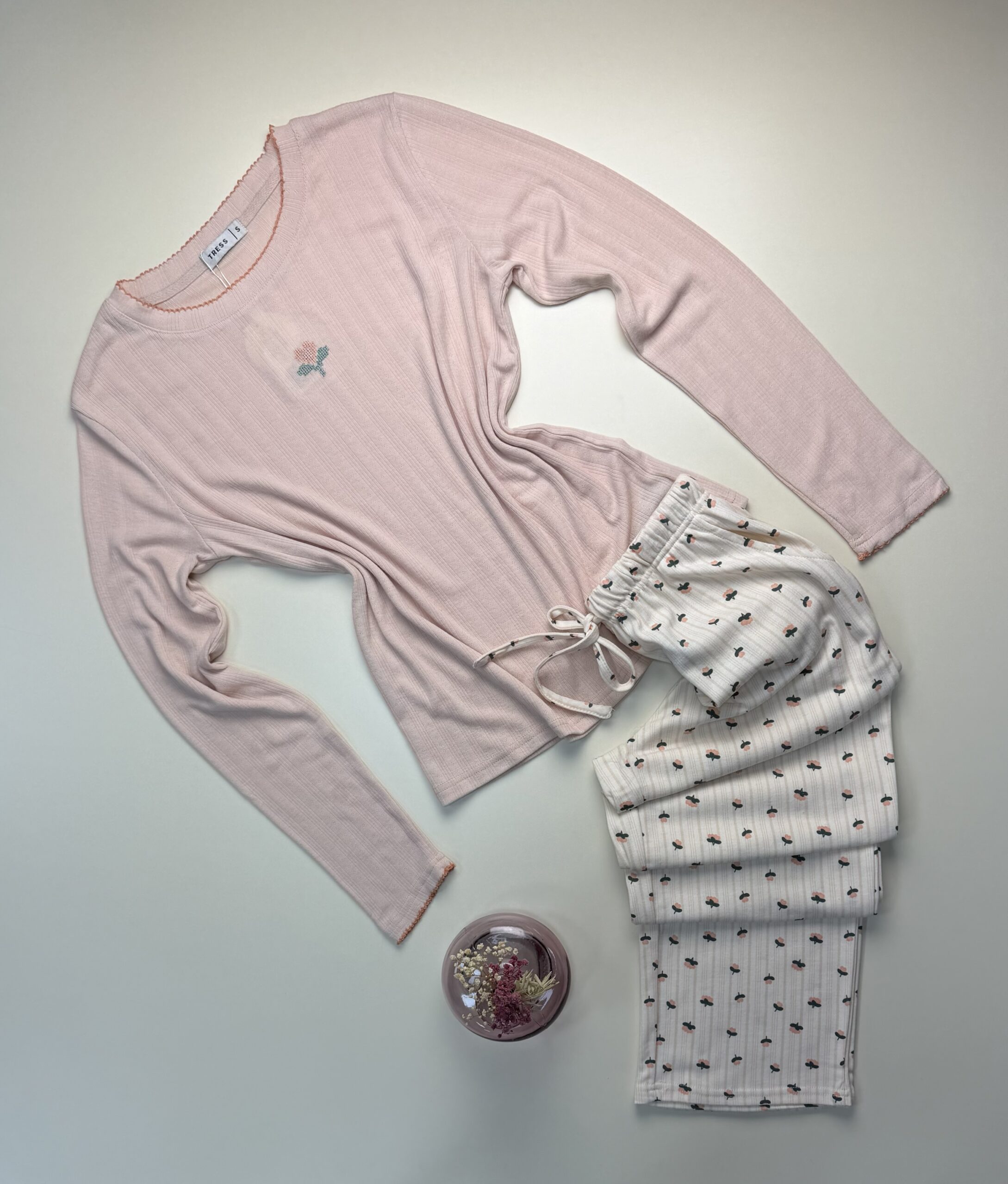 Pyjama manche longue "Saumon"