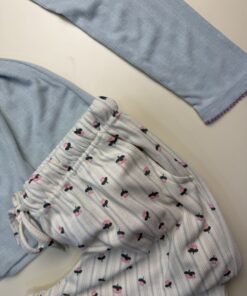 Alternative view of Pyjama manche longue "Bleu"