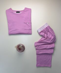 Alternative view of Pyjama manche longue "Rose"