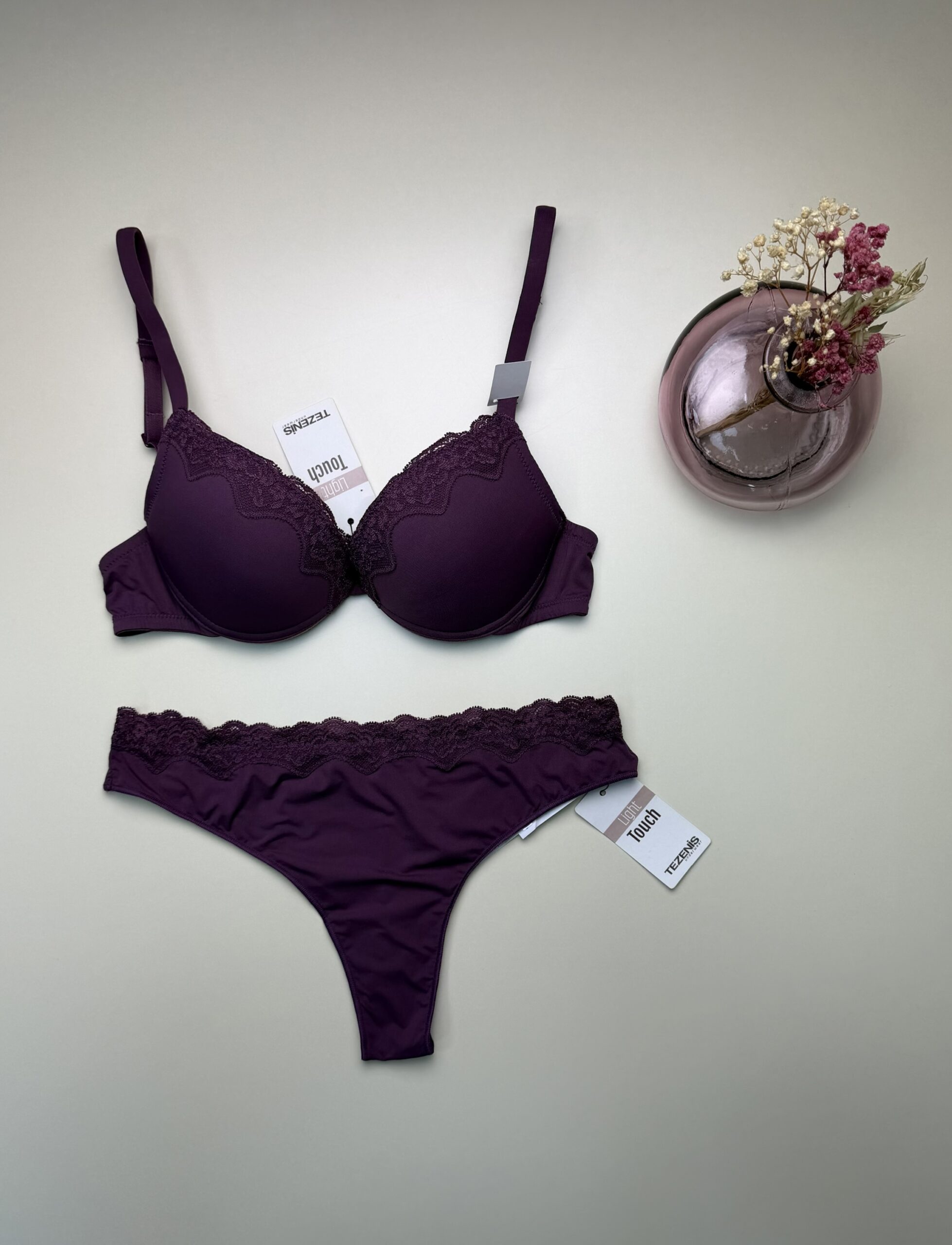 Ensemble 2 pcs TEZENIS " Aubergine " – Image 4
