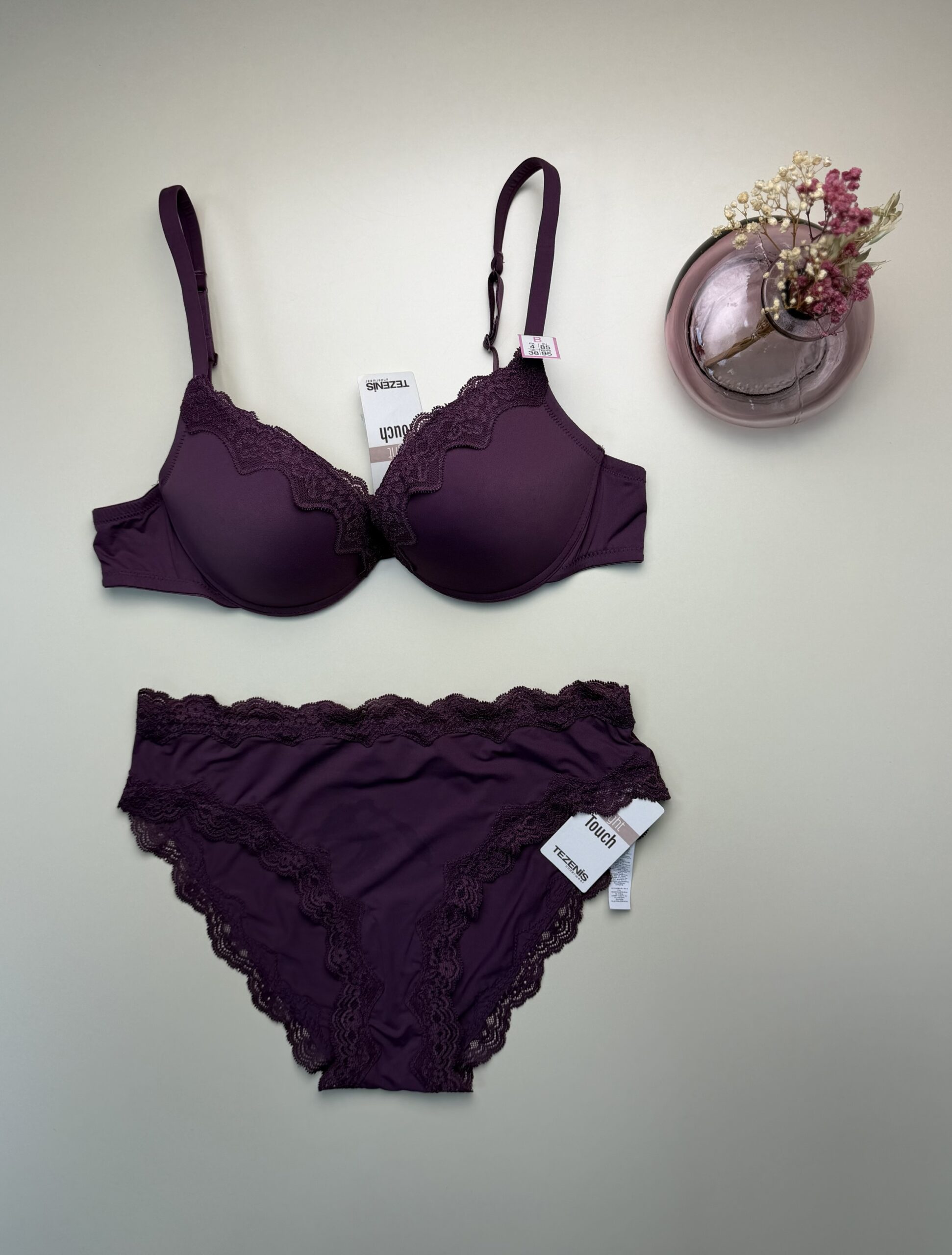 Ensemble 2 pcs TEZENIS " Aubergine " – Image 4