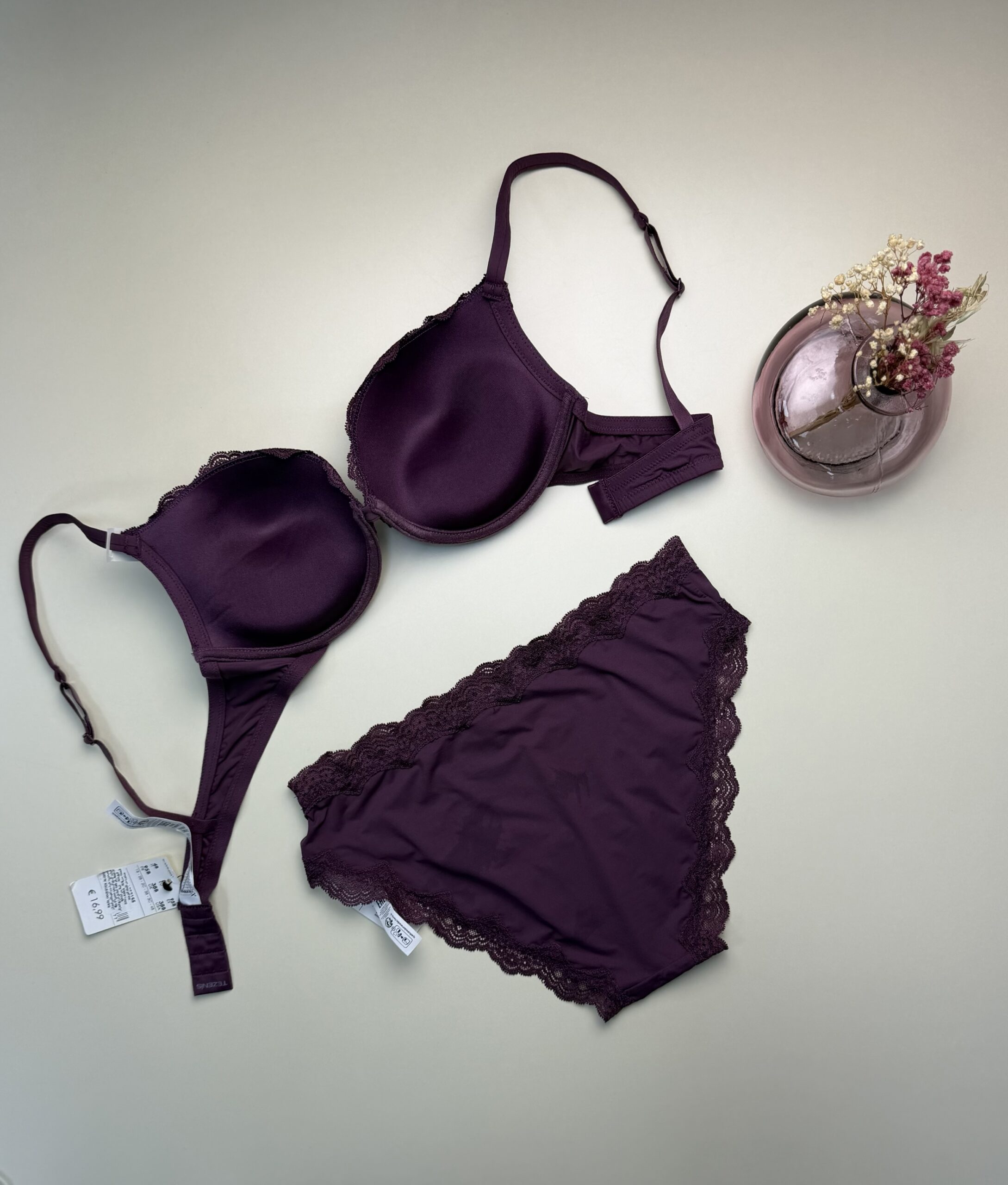 Ensemble 2 pcs TEZENIS " Aubergine " – Image 2