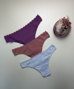 Alternative view of Pack de 3 culottes "unies" -TRESS-