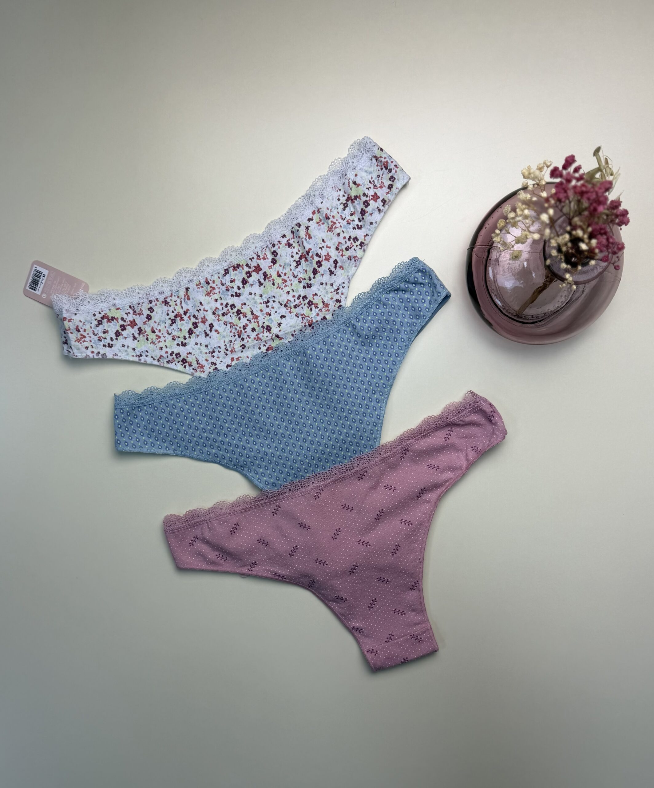 Pack de 3 culottes "a fleur" -TRESS- – Image 2