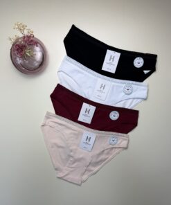 Pack de 4 culottes H " PREMIUM COTTON  "