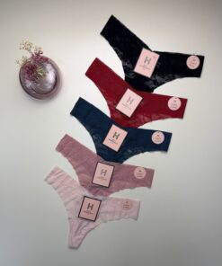 Pack de 5 culottes en dentelle - H -