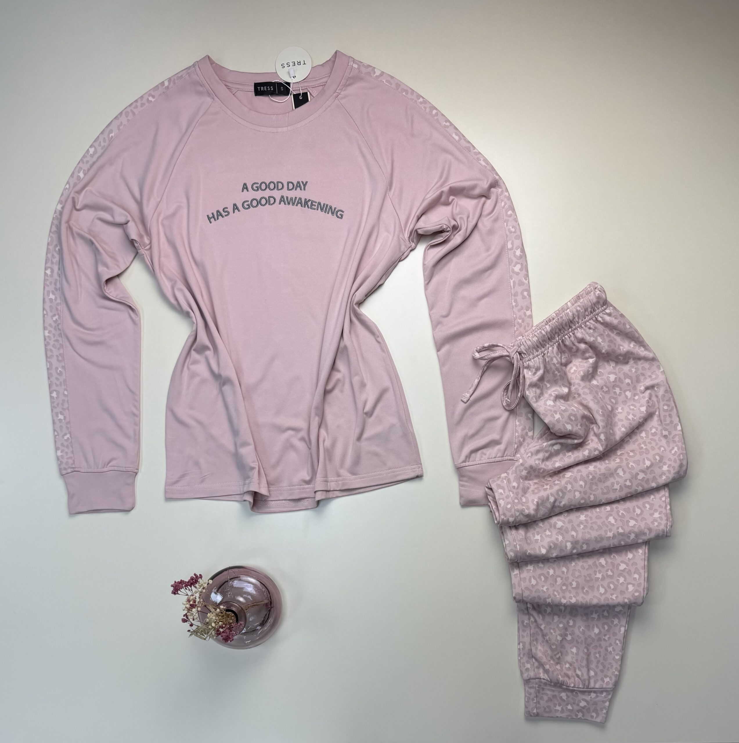 Pyjama haut manche longue " Rose " – Image 3