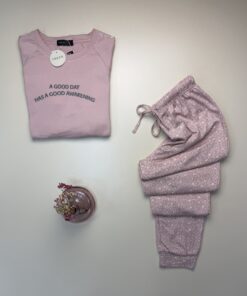 Alternative view of Pyjama haut manche longue " Rose "