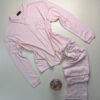 Pyjama boutonné haut manche longue " Rose "