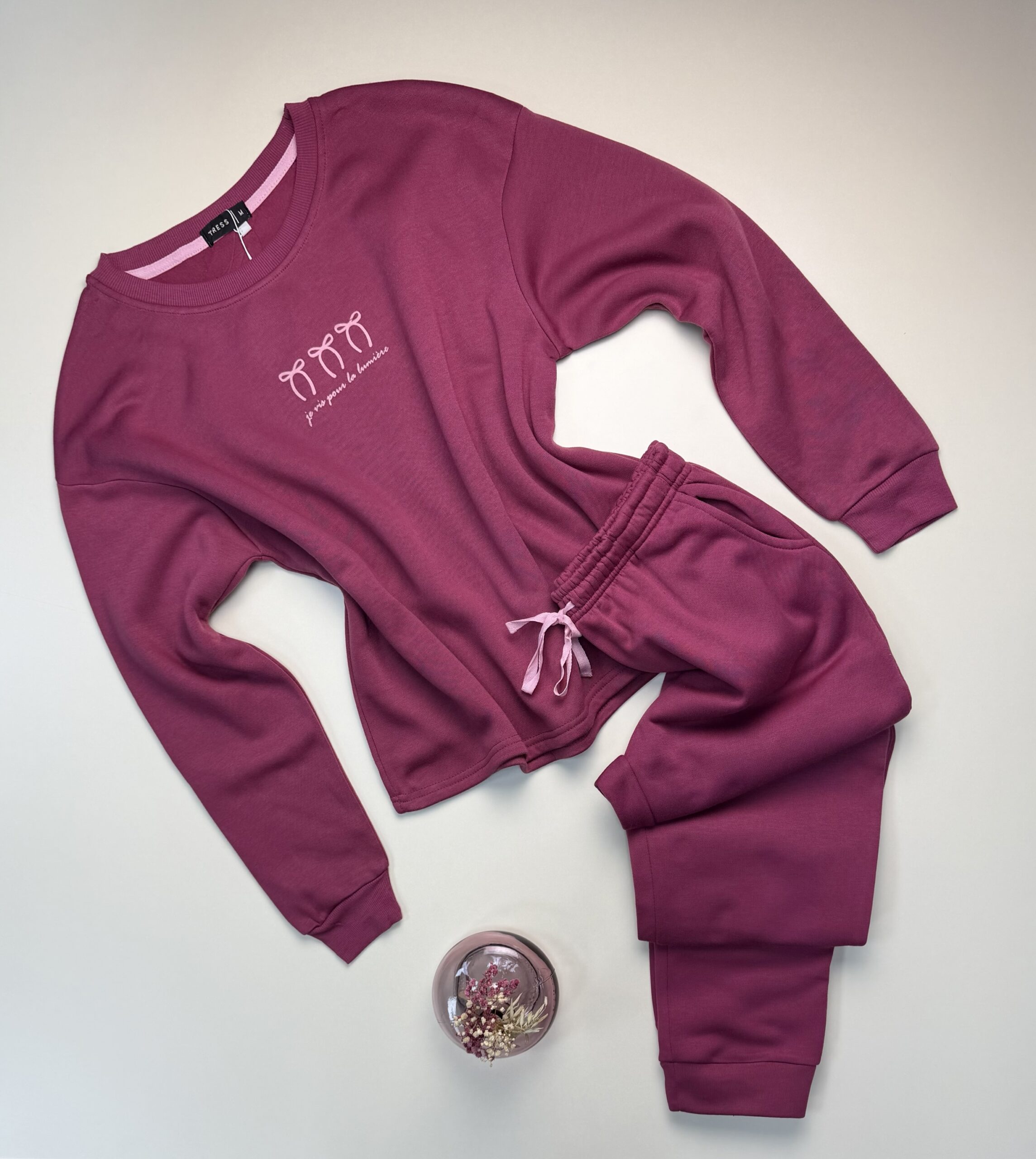 Pyjama haut manche longue " rose "