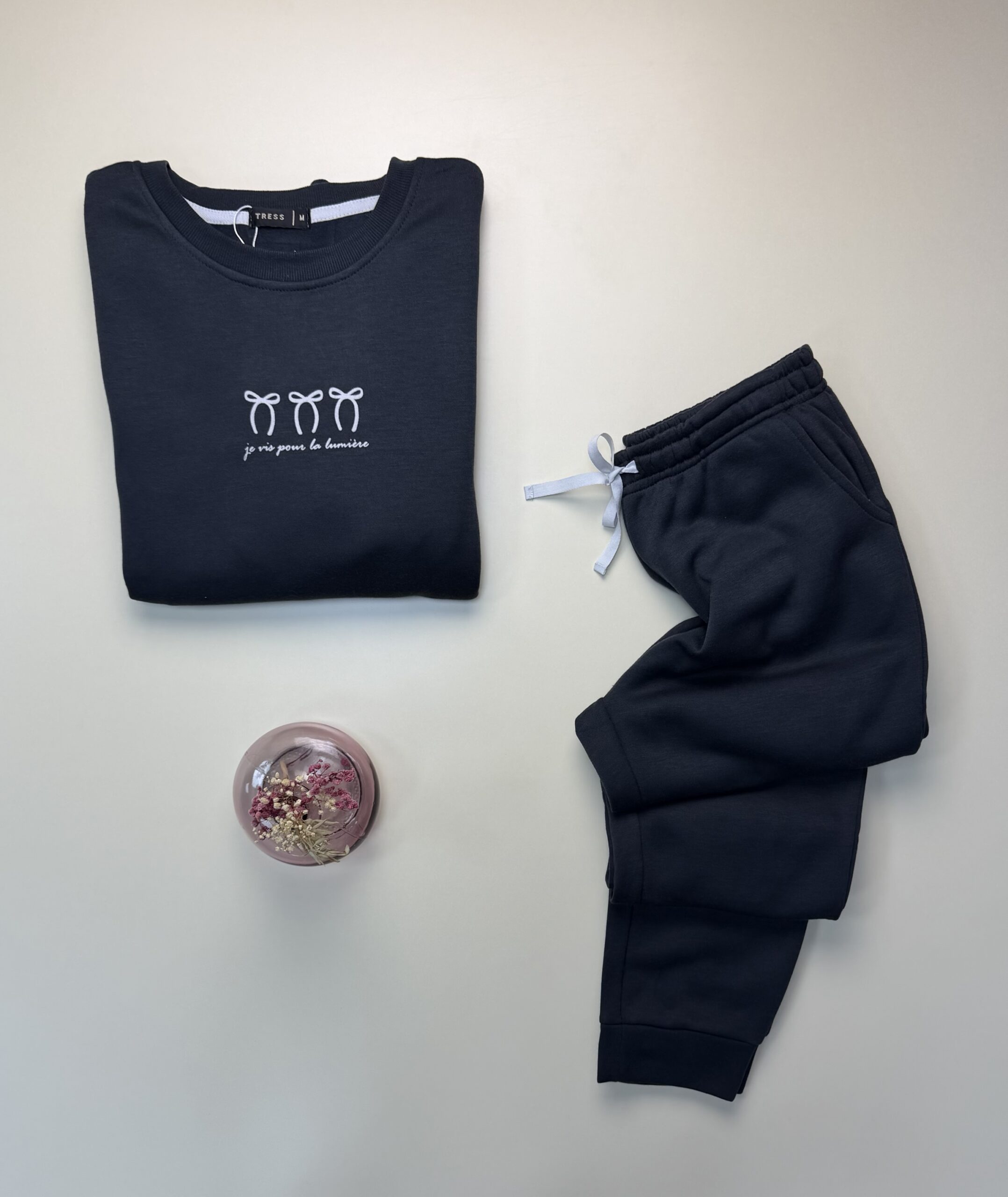 Pyjama haut manche longue " Gris " – Image 2