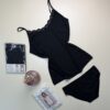 Bustier avec bas " H " - Noir -