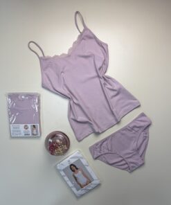 Bustier avec bas " H " - Rose -