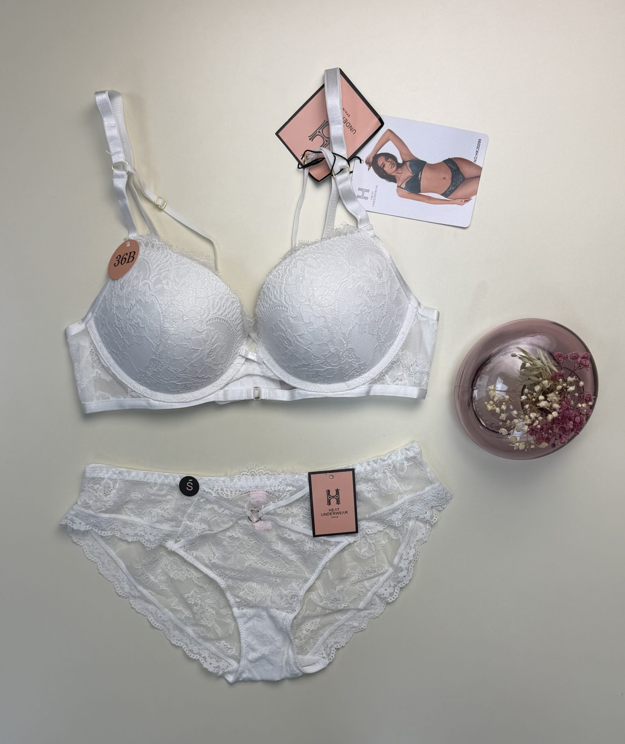 Ensemble 2pcs -Push up- "Blanc" – Image 2