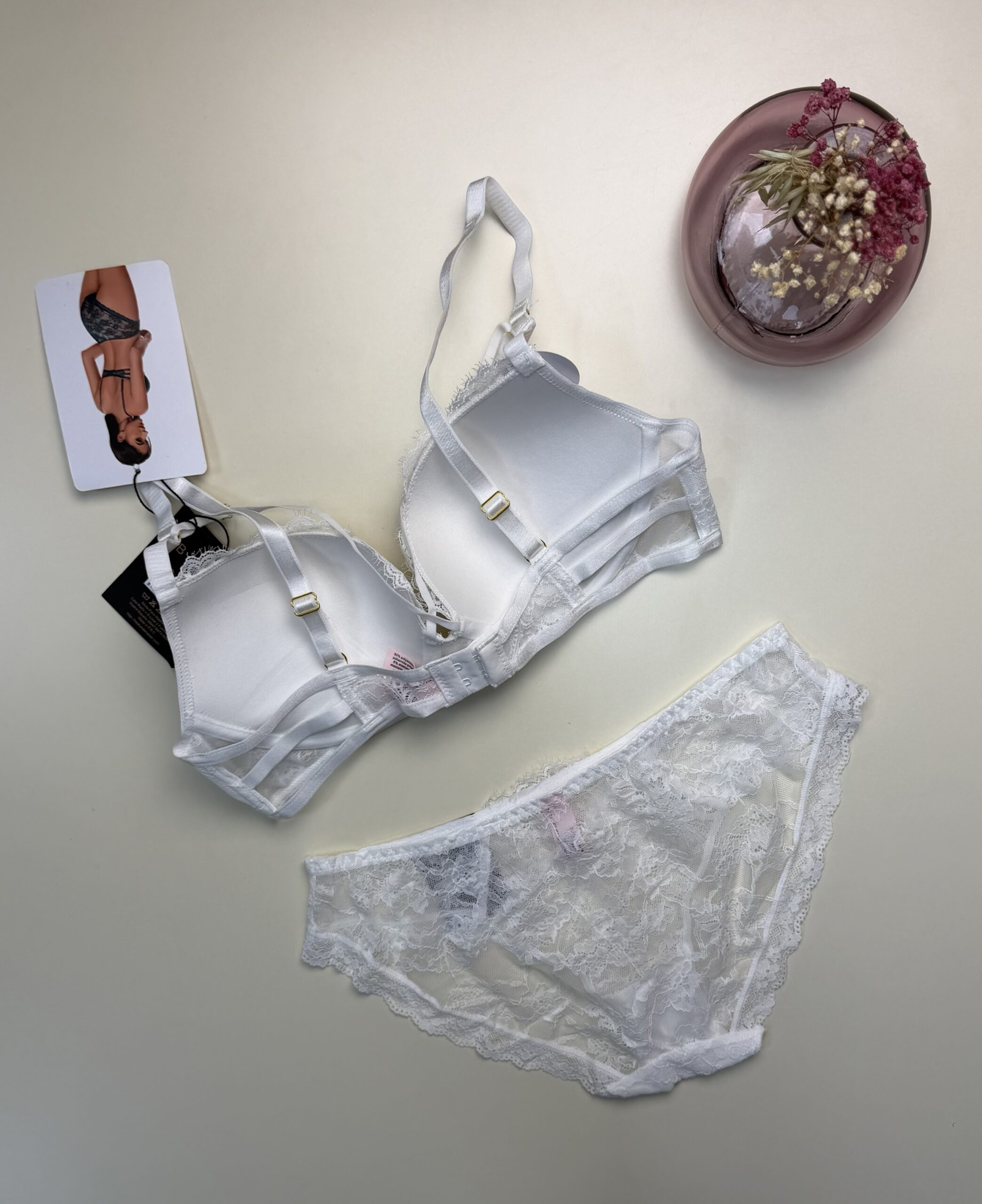 Ensemble 2pcs -Push up- "Blanc" – Image 3