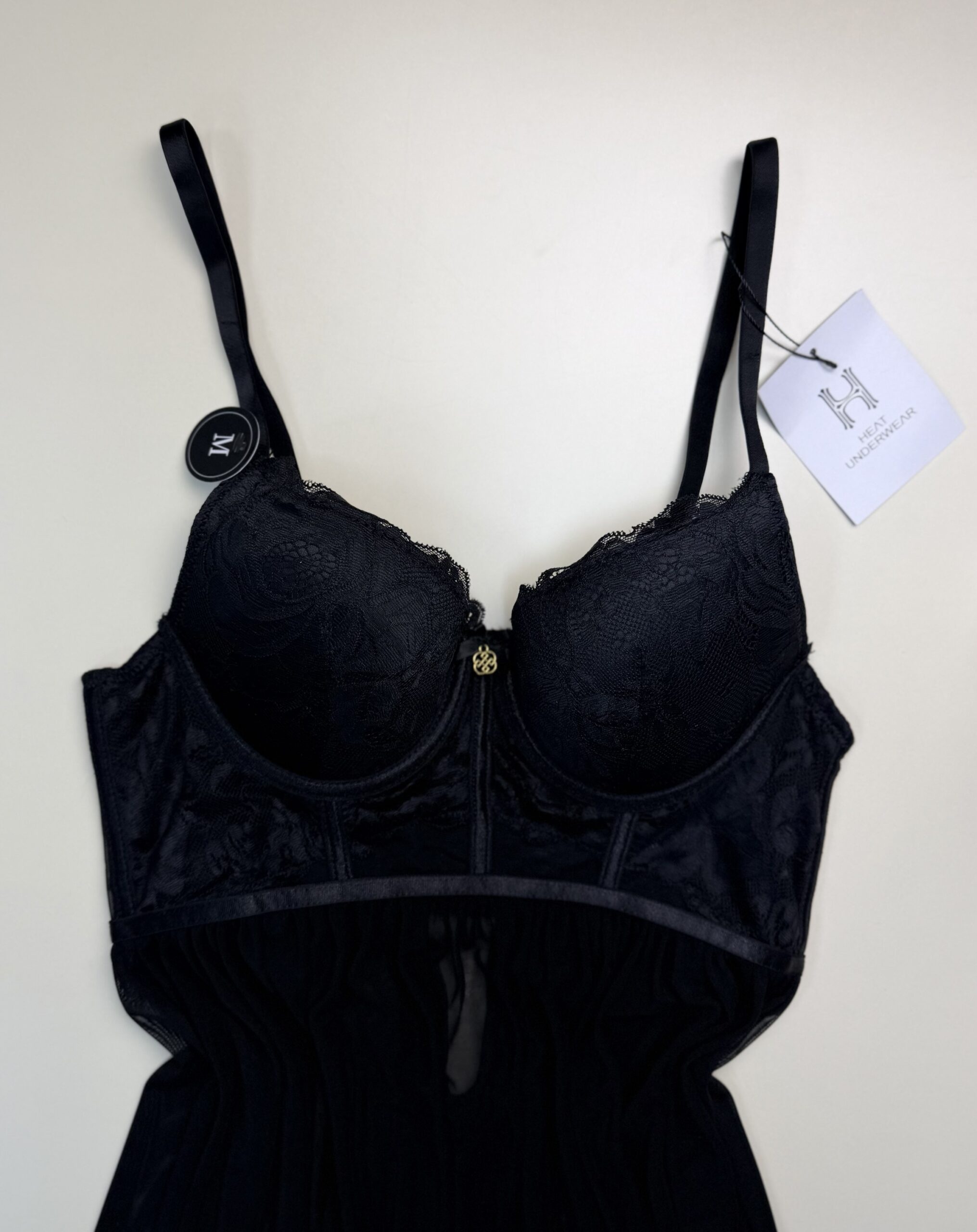 Nuisette + bas H " Noir " – Image 4