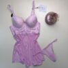 Nuisette + bas H " Rose "