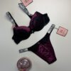 Ensemble 2pcs -Push up- "Aubergine"