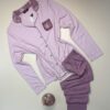 Pyjama haut manche longue boutonné " Mauve "