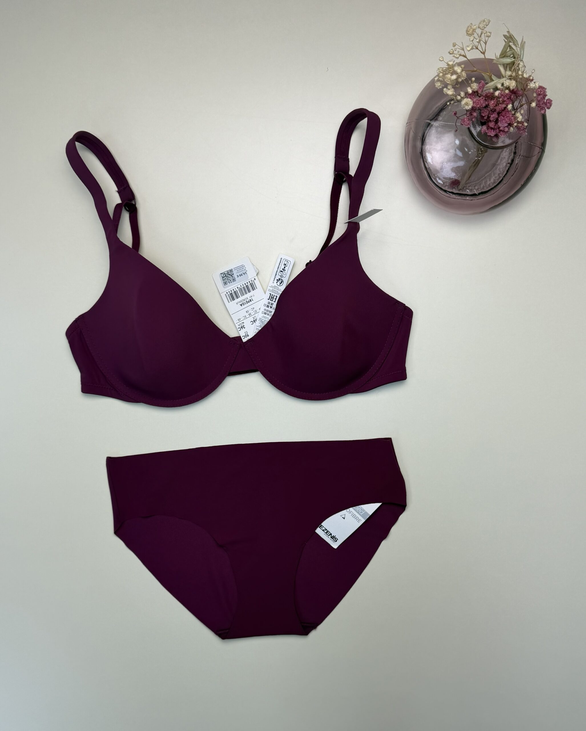 Ensemble 2 pcs TEZENIS " Aubergine " – Image 3